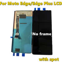 For Motorola Moto Edge Plus LCD XT2061 Touch Screen Digitizer For Moto Edge Display XT2063 panel No frame