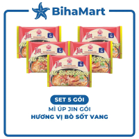 [SET 5 GÓI] - OTTOGI - Mì úp Jin hương vị Bò sốt vang, Mì Bò xốt vang Jin, Mì Jin Bò sốt vang, Mì Ot
