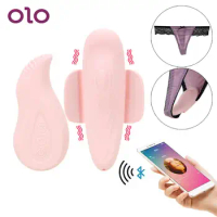 Invisible C String Vibrating Panties Clitoris Stimulator Wireless Remote Control G-spot Massage 12 Speeds Bluetooth APP