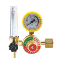 Argon Meter Anti-fall Pressure Gauge Argon Gas Pressure Reducing Valve Argon Gas Regulator Argon Arc Welding Accessories