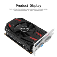 GT730 Gaming Video Card Mute Fan 2GB Computer Graphics Card HD Interface Replacement 902MHz DDR3 for Office Entertainment