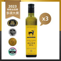 即期品【德麗莎】特級初榨橄欖油500mlX3瓶(效期：2025/04/17)