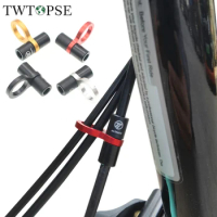 TWTOPSE Bicycle Shifters Derailleur Brake Cable Hub For Brompton Folding Bicycle Bike Aluminum Alloy Wire Line Cap 3SIXTY PIKES