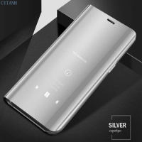 Smart Mirror Flip Case For Samsung Galaxy S20 Ultra S21 FE S22 Plus A72 A52 A71 A51 5G A02S A12 A42 A32 A22 A13 Phone Case