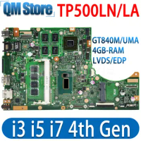 Notebook Mainboard For ASUS TP500LD TP500L TP500LN J500LA TP500LB TP500LA Laptop Motherboard I3 I5 I7 4GB-RAM GT840M/UMA Work