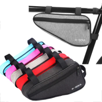 Mountain Bike Triangular Storage Bag Road Cycling Front Frame Pouch Bag MTB Bike Organizer Pouch Bicycle Accessories