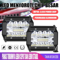 Lampu LED CWL 20 Chip 2 Susun 12V 60W Super Bright - Lampu Offroad Terang untuk Mobil, Truk, Kendara