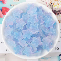15pcs Slime Charms Soft Candy Resin Star Additives Supplies DIY Kit Filler Decor For Fluffy Clear Cloud Slime Clay 18mm