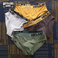 New Men's sexy underwear Cotton Breathable calcinha trend letters HELLO cuecas personality quality Men's panties boxers &amp; briefs