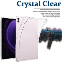Transparent Case for Samsung Galaxy Tab S8 S9 Ultra 14.6 inch Tab S9 FE Plus S8+ S7+ S7 FE 12.4 inch Soft Tpu Airbag Cover Funda
