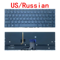 New US Russian Laptop Backlit Keyboard For HP Spectre x360 13-AC 13-AC000 13-AC033DX 13-AC040CA Notebook PC Replacement