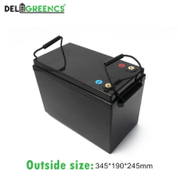 Lithium Battery Box 12V 180AH ABS AGM Lead Acid Battery Replacement Plastic Battery Case For 200AH 240AH 280AH LiFePO4 Battery
