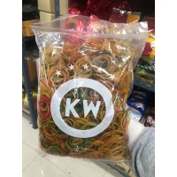 หนังยาง KWของแท้ หนังยางรัดถุง บรรจุ ครึ่งกิโล ยางรัดถุง หนังยางรัดแกง วงเล็ก คําแนะนําการขายที่ร้อน
