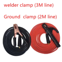 Electric Welding Machine Wire Copper Aluminum Iron Wire Cable Tongs Plug Electric Machine Accessories Welder clamp Ground clamp