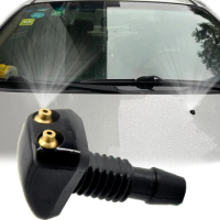 2x Universal Front Windshield Washer Wiper Nozzle Sprayer for Honda City Odyssey CIVIC CRV HRV Legend Jazz RR VTi