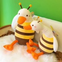 鵝瘋了搞怪玩偶大白鵝公仔蜜蜂抱枕床上睡覺沙發靠枕男女生日禮物