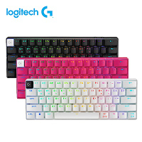 羅技 PRO X 觸感軸職業機械式60%電競鍵盤( 黑/白/桃)