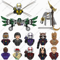 New Marvel Superheroes Dolls Ant-Man and the Wasp Mini Action Figure Building Block Bricks Avengers Movie Model Accessories Toys