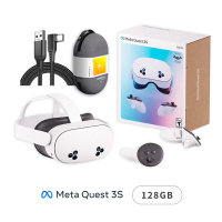 META Quest 3S 128G VR主機+BOBO VR C2收納包+5M傳輸線