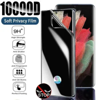 Anti Spy Hydrogel Film For Samsung Galaxy S20 S21 S23 S22 Ultra S9 S10 Plus S21 FE Note 8 9 10 20 Ultra Privacy Screen Protector