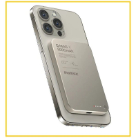 MOMAX 2合1內建伸縮充電線移動電源 Q.MAG X MAGNETIC WIRELESS POWER BANK 5000MAH GEN 2 #TITANIUM IP116AE