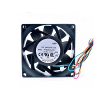 PFB0848UHE 48V DC 0.65A 19.68W 8038 80x80x38mm 7500rpm Ball Bearing Wire Leads Micro Cabinet Inverter Axial Cooling Fan