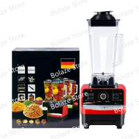 High Speed Heavy Duty Industrial Commercial Blender Wall Breaking Machine 4500w with 2 Cups 2 in 1 Silver Crest Blender