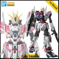 Bandai Original Gundam Anime MG 1/100 NT Gundam C Equipment Ka Version Movable Assembly Model Toy Collection Free Shipping