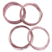 New 1pcs Black/Pink Bonsai Wires Anodized Aluminum Bonsai Training Wire With 3Sizes 5m
