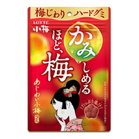【江戶物語】 LOTTE 樂天 小梅軟糖 30g 小梅糖 酸梅糖 和歌山南高梅 梅子軟糖 造型軟糖 日本原裝 日本進口
