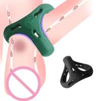 Reusable Penis Ring Silicone Semen Cock Ring Stretchy Enlargement Delayed Ejaculation Erection Sex Toys For Men