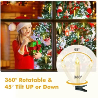 Remote Tea Candles Years New Lamp Christmas Party For Home Led Light Decoration Flameless Tree Dinner Taper