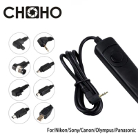 Camera Remote Shutter Release Cable MC-DC2 RS-60E3 MC-30 RS-80N3 RM-UC1 RM-S1AM DMW-RS1 For Canon Sony Nikon Olympus DSLR