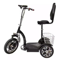 China Supplier Wholesale 3 Wheel Three Wheeled Foldable Adult Folding Elderly Disabled Handicapped E Electric Mobility Scooter