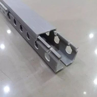 Kabel Duct NISO 25x25 Abu Abu Ducting Kabel Lubang 25 x 25 Panjang 1.7 Meter