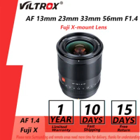 Viltrox 23mm 33mm 56mm 13mm F1.4 Fuji X Auto Focus Ultra Wide Angle Aps-c For Fujifilm Fuji Xf Mount X-t4 Camera