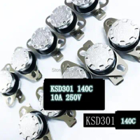 KSD301 140 Degrees NO Normally open Automatic Closure Temperature switch 140 C Normally Closed NC Automatic Disconnecting Switch