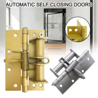 Automatic Door Closer Hinges For Cabinet Wardrobe Multi-function Detachable Spring Hinges Positioning Door Closer