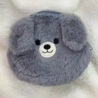 Eksport stok lebihan: Beg poket beruang plush Daiso Jepun