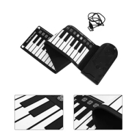 2024 NEW Piano keyboardist electronic out digital roll pad foldable electric piano can be rolled