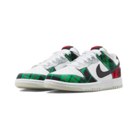 【NIKE 耐吉】Nike Dunk Low Tartan Plaid 紅綠格子 聖誕樹 DV0827-100