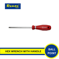 REMAX KUNCI HEX BALL POINT HEX WRENCH DRIVER ALLEN KEY WITH HANDLE HEX KEY WRENCH (MADE IN TAIWAN) -