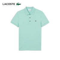 【LACOSTE】男裝-經典修身短袖Polo衫(薄荷綠)