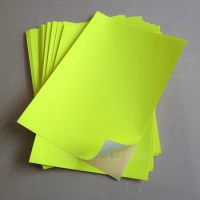 50pcs Clear Matte Adhesive Printer Paper A4 Self Adhesive Glossy