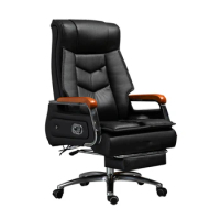 Ergonomic Home Office Chair Genuine Leather Cushion Boss Massage Modern Office Chair Recliner Chaises De Bureau Furniture