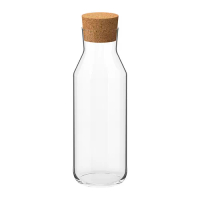 IKEA 365+ 玻璃瓶, 附蓋玻璃水瓶, 透明玻璃/軟木