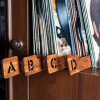 26pcs Vinyl Record Storage Dividers Simple Vinyl Records Storage Guides For Vinyl Record Collection