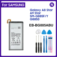 For Samsung EB-BG885ABU 3700mAh Replacement Battery For Samsung Galaxy A8 Star A9 Star SM-G885F G8850 G885Y Phone Batteries