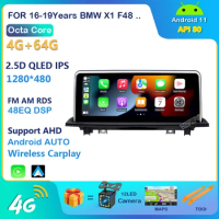 Android 11 Car DVD Player For BMW X1 F48 X2 F49 2016 2017 2018 EVO NBT System Multimedia Radio GPS Navi Audio Carplay