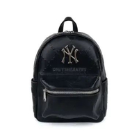MLB MONONGRAM DIAMOND EMBOSSED MINI BACKPACK NEW YORK YANKEES BLACK